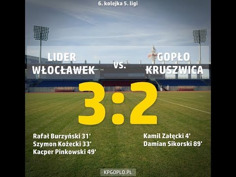 Lider Włocławek - Gopło Kruszwica 3:2 (16.09.18) [SKRÓT] HD
