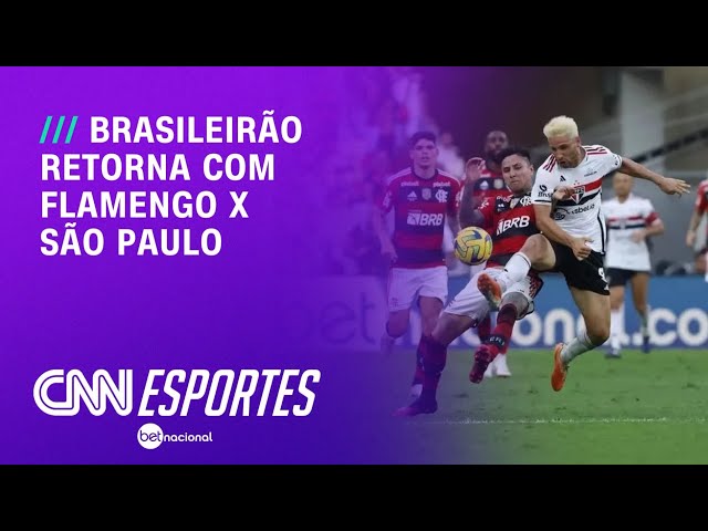 Brasileirão: Flamengo e São Paulo jogam neste sábado (12) | CNN PRIME TIME