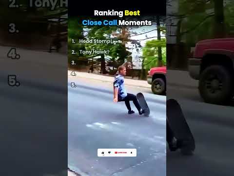 Ranking The CRAZIEST Close Calls Caught on Camera! 💀🚨 #RankItLOL