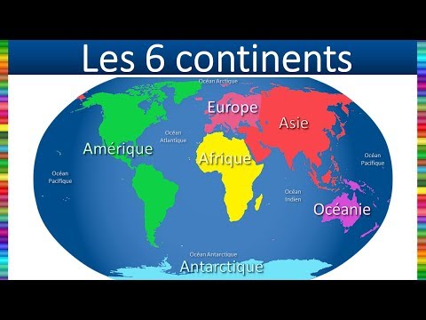 Learn the continents in French
