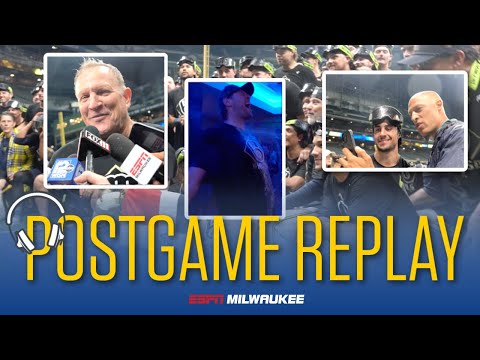 Inside the Brewers’ NLDS Locker Room Celebration 🎉 | Exclusive Interviews & Reactions
