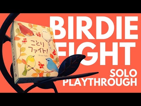 Birdie Fight Board Game | Full Solo Playthrough | Learn to Play