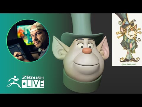 Sculpting Stylized Characters - Shane Olson - ZBrush 2021.5 - Part 1