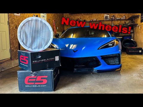 The BEST Looking Wheels For The C8 Corvette! (Unboxing)