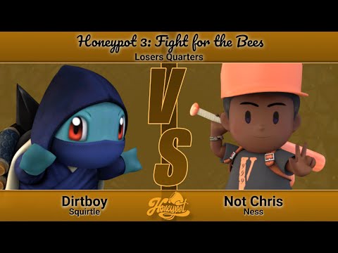 Honeypot 3 - Top 8 - Losers Quarters - Dirtboy (Squirtle) VS Not Chris (Ness)