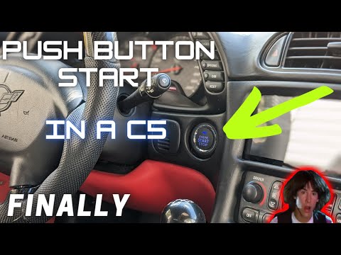 C5 CORVETTE PUSH BUTTON START.  OPEN BOX. INSTALL. AND THOUGHTS.