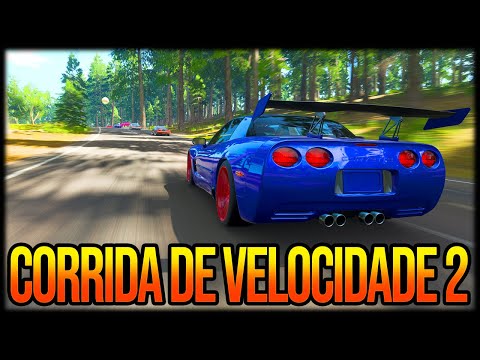Forza Horizon 4 - NOVA CORRIDA de ALTA VELOCIDADE 2 com CORVETTE Z06