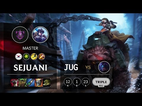 Sejuani Jungle vs Rek'Sai - KR Master Patch 10.4