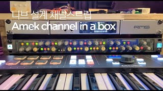 마이크 프리앰프 채널스트립 ㅣ Amek Channel in a box Pure path  (Feat. Rupert Neve)