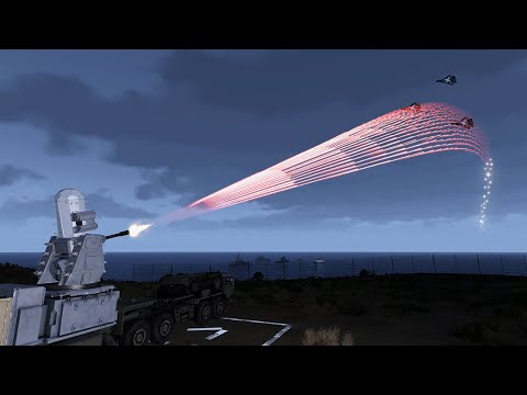 New Ukrainian Anti-air C-RAM Defends Russian Fighter Attack on Kharkiv - ArmA 3