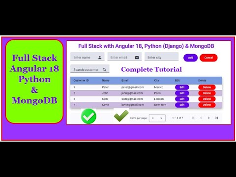 Building A Full Stack Web App With Angular 18 Python Mongodb Complete Tutorial