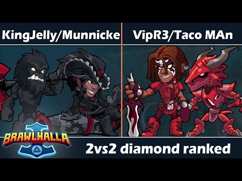 KingJelly & Munnicke vs VipR3 & TACO MAN - Ranked 2v2