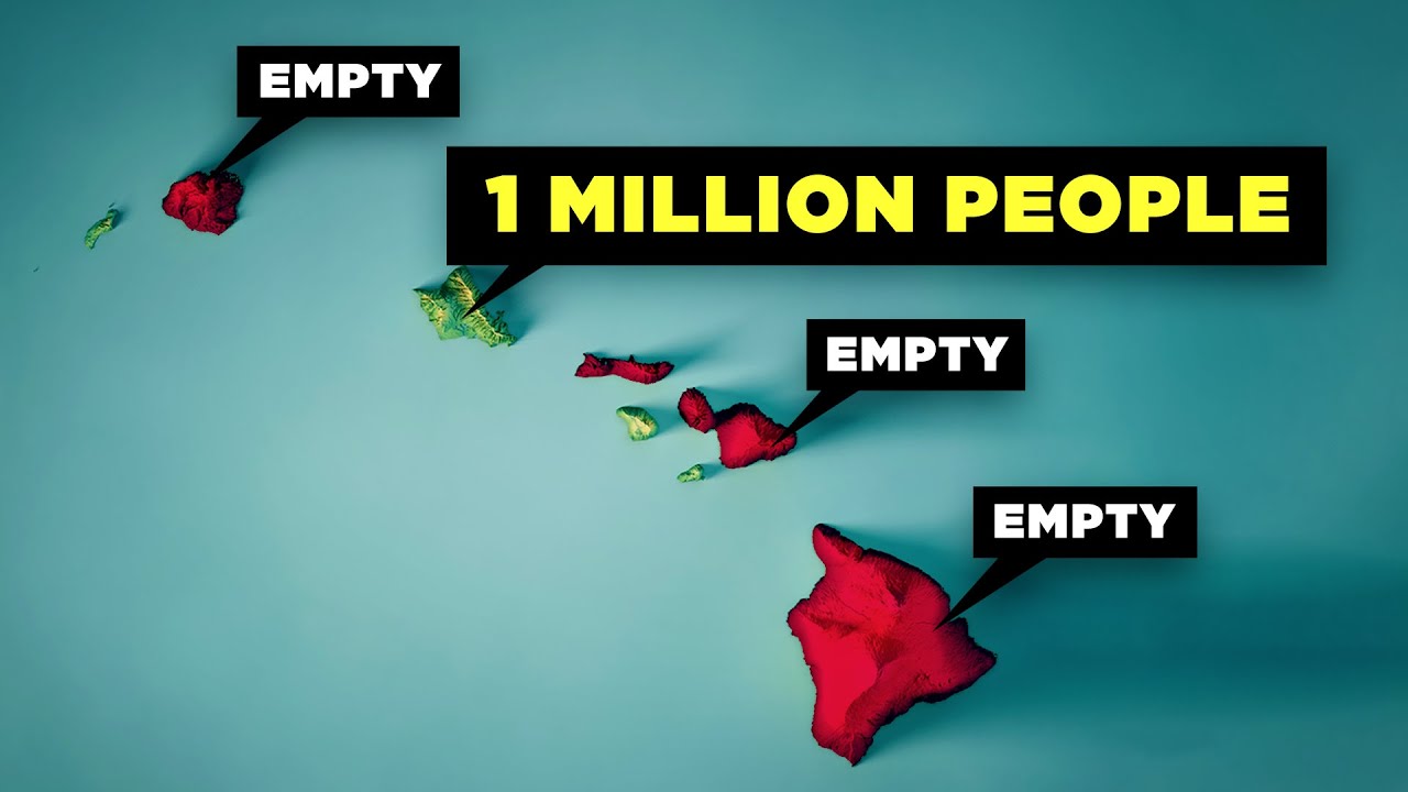 How the US Conquered Hawaii & Made it 91% Empty