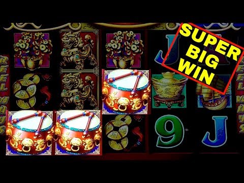 Dancing Drums Slot Machine SUPER BIG WIN | Awesome MYSTERY PICK | Live Slot Play & HUGE WIN Video