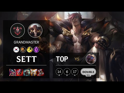 Sett Top vs Poppy - KR Grandmaster Patch 11.16