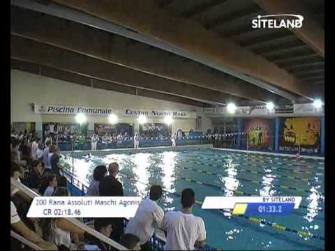 Serie 2 dei 200 Rana  Assoluti Maschi Agonisti - Meeting di Halloween 2013 9 Trofeo citta' di Rosa'