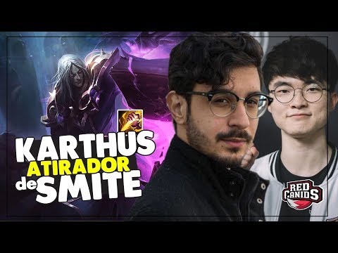 REVOLTA JOGANDO DE KARTHUS ADC DE SMITE E FAKER NA RED (KAPPA) - REVOLTA STREAM