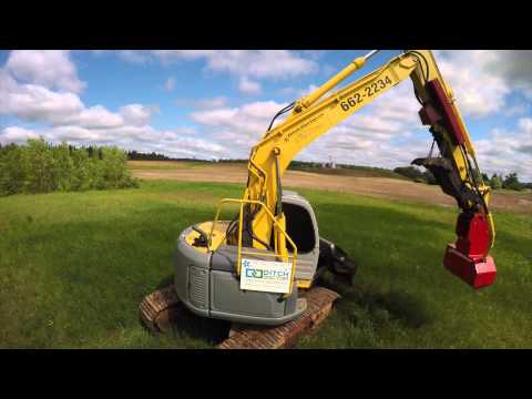 The Best Way To Maintain Ditches Is This Excavator Attachment