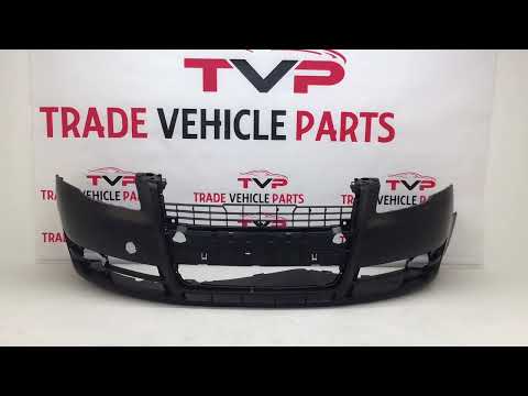 Fits Audi A4 2005-2008 Front Bumper Primed Without Sensor Or Washer Holes Standard Models video