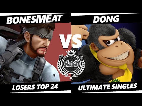 4o4 Smash Night 60 - B O N E S M E A T (Snake) vs EVC| DONG (Donkey Kong) - Losers Round 5