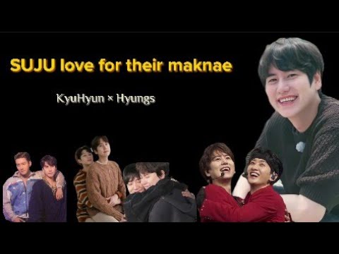 Super Junior love for their maknae : Kyuhyun ❤ #kyuhyun #superjunior #maknae