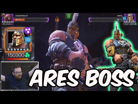Ares Final Boss - Juggernaut Ultimate Carry - Epoch of Pain - Marvel Contest of Champions