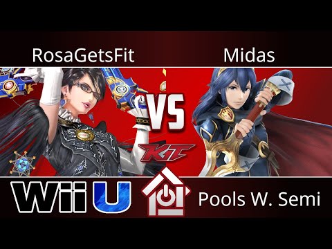 KiT 2018 - RosaGetsFit (Bayonetta) vs Midas (Lucina) - Smash 4 Pools W. Semi