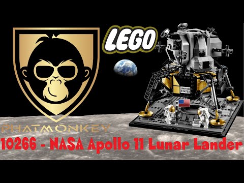 Lego Set 10266 - NASA Apollo 11 Lunar Lander *** Speed Build and Review ***