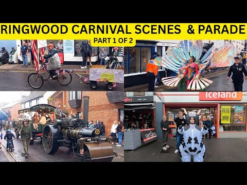 RINGWOOD CARNIVAL SCENES & PARADE - PART 1 OF 2 | SEPTEMBER 20 2025 | UK | BINU