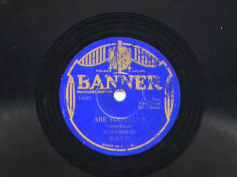 Are You Blue? by Dubin's Dandies, 1930