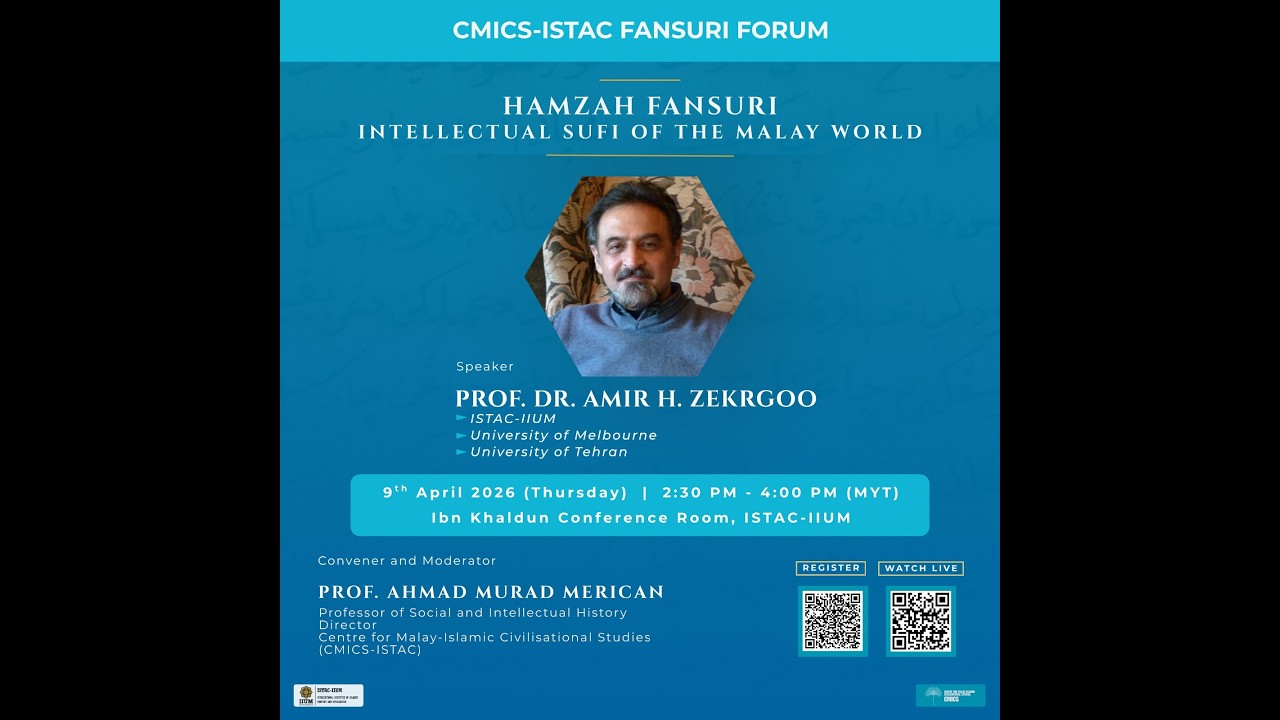 HAMZAH FANSURI  - INTELLECTUAL SUFI  OF THE MALAY WORLD