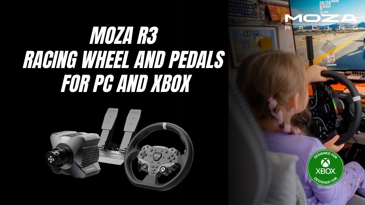 R3 Wheel and Pedals — Beginner-Friendly
