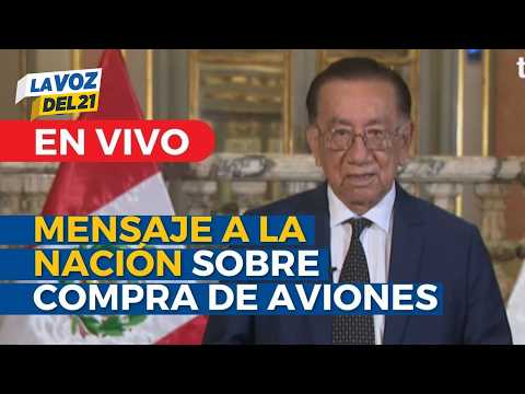 🔴 EN VIVO MENSAJE A LA NACIÓN Presidente BALCÁZAR sobre la COMPRA DE AVIONES