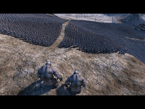 45.000 Persians Hunt Giants Cyclops on Volcanic Land - Ultimate Epic Battle Simulator