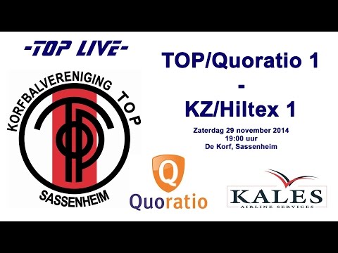 TOP/Quoratio 1 - KZ/Hiltex 1, op zaterdag 29 november 2014 om 19:00 uur.