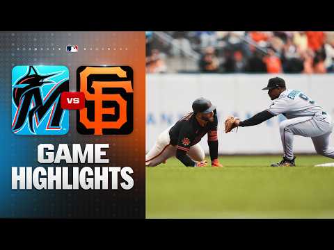샌프란시스코 VS 마이애미 MLB 하이라이트