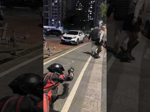 🥳🎉🥰The bike rider fell to the ground.