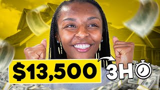 I Made $13,500 in 3 HOURS Wholesaling Real Estate (You Can Too)