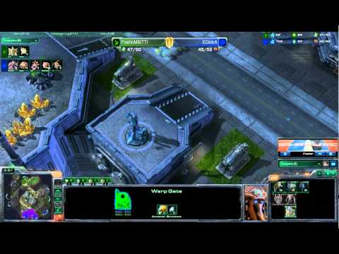 StarCraft 2 - EGIdrA (Z) vs. MSiFnaticTTI (P)- Commentary by SaharaDrac