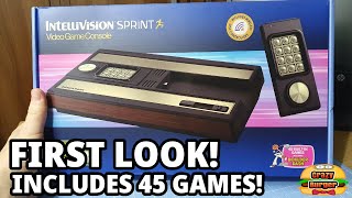 Intellivision Sprint - First Look - Includes 45 Built-In Games!