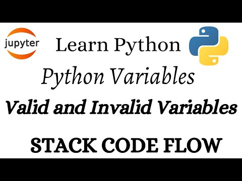 Python Variables Valid And Invalid Variables