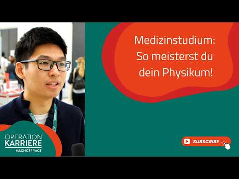 Medizinstudium: So meisterst du dein Physikum!