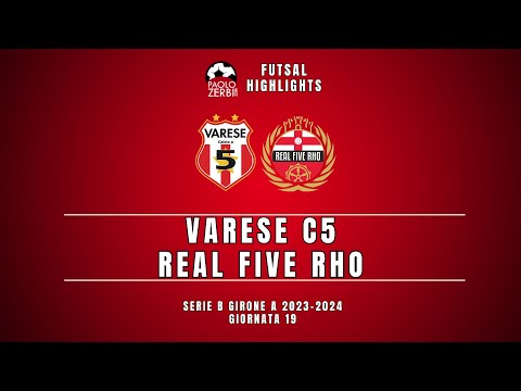 [HIGHLIGHTS] Serie B Futsal Girone A 23/24 - Varese C5 - Real Five Rho