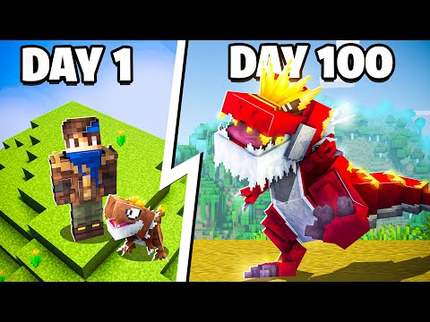 I Spent 100 DAYS as a FOSSIL POKEMON TRAINER VS My Rival! Here's What Happened... (Duo Cobblemon)