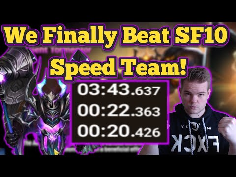 SF10 Speed Team - 24sec AVG! Zinc 2a OP! - Summoners War