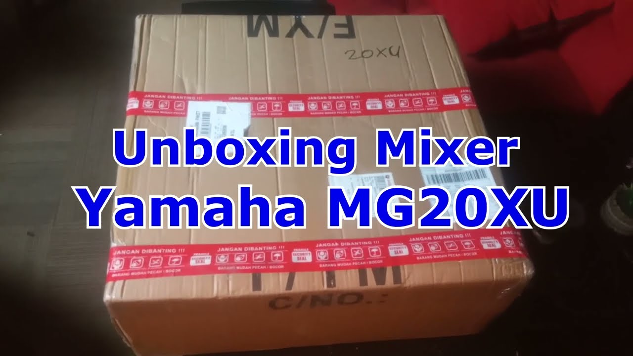 UNBOXING MIXER YAMAHA MG20XU