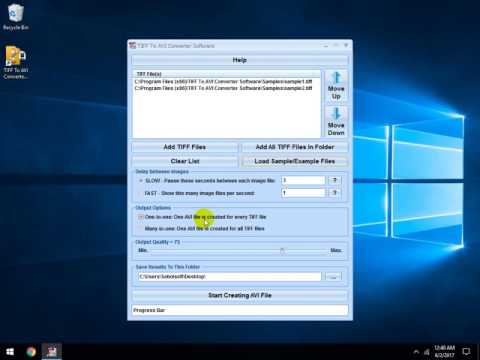 TIFF To AVI Converter Software