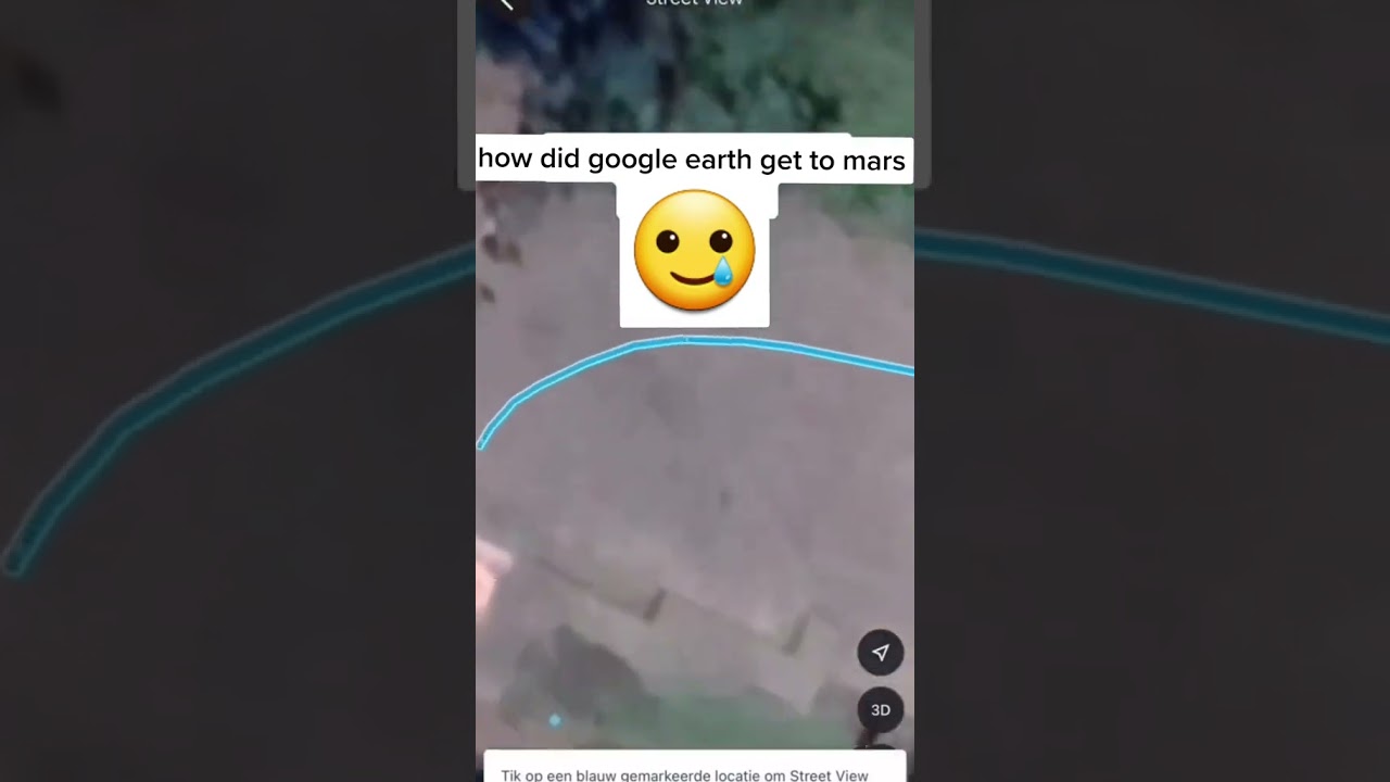 Found Mars on Google Earth