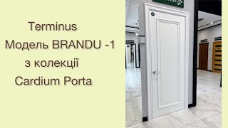 Міжкімнатні двері модоль Brandu-1 з серії Cardium Porta від ТМ Terminus. Огляд дверей Термінус.