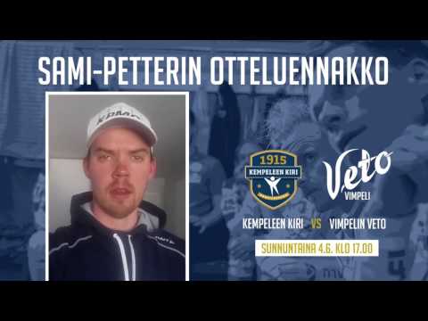 Otteluennakko: 4.6. Kempeleen Kiri - Vimpelin Veto